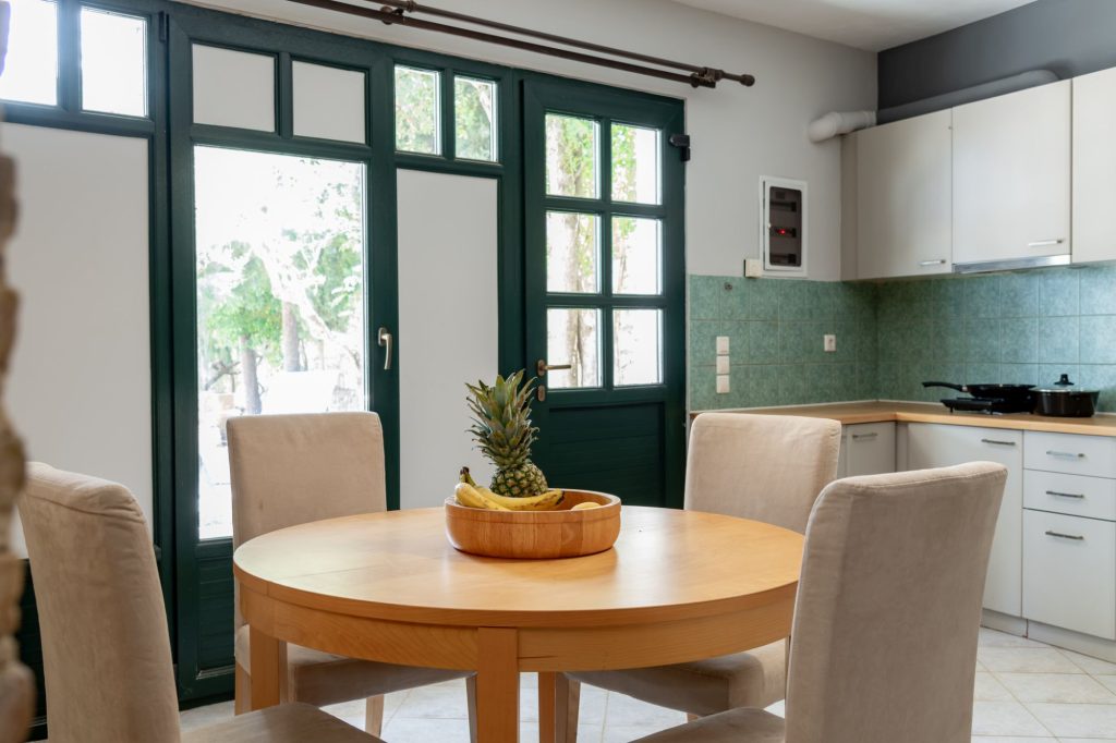 Orama Stone Apartments in Bochali, Zakynthos – traditional stone holiday apartments with panoramic views, modern amenities, and serene surroundings