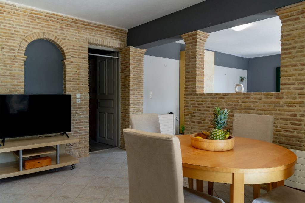 Orama Stone Apartments in Bochali, Zakynthos – traditional stone holiday apartments with panoramic views, modern amenities, and serene surroundings